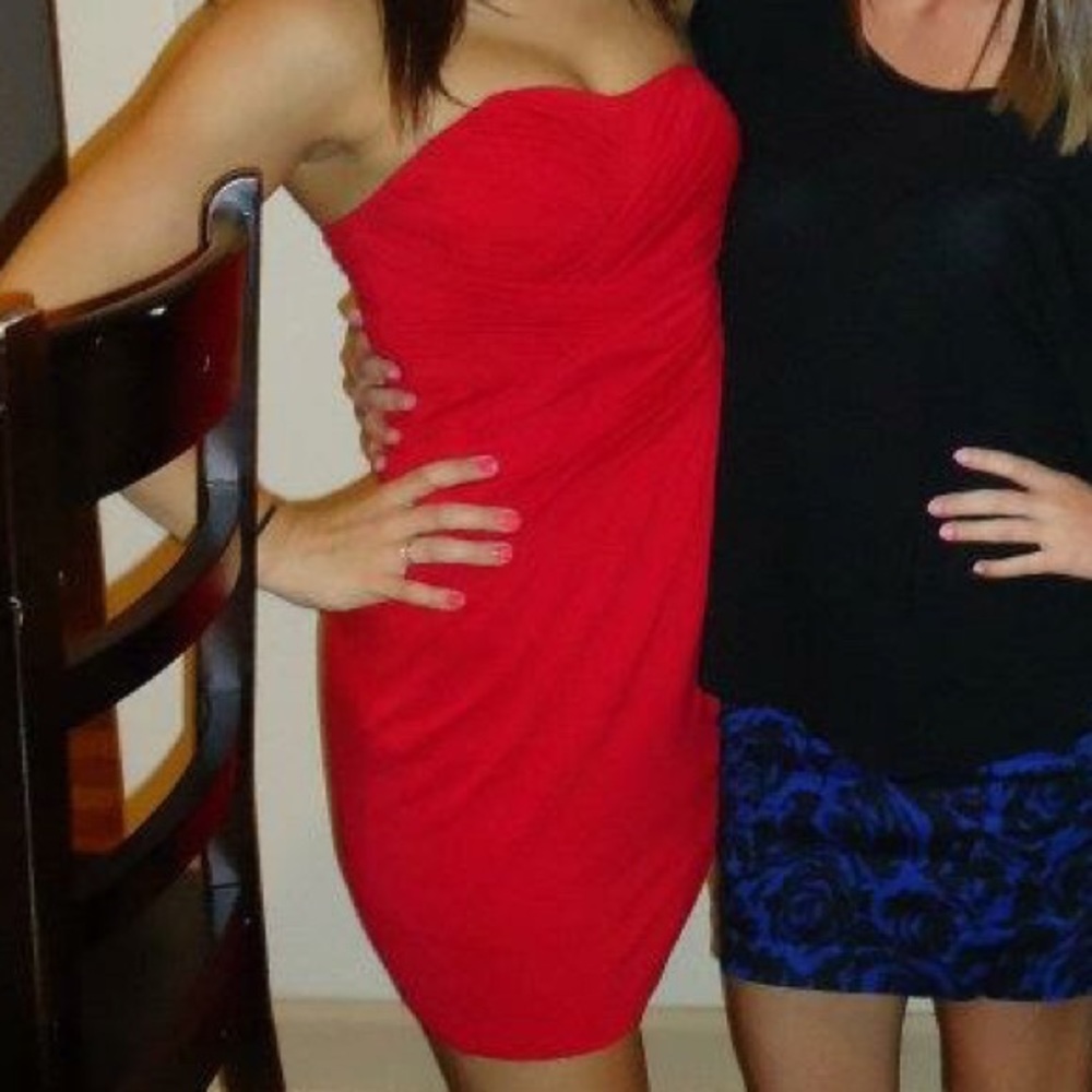 Strapless Express Mini Dress